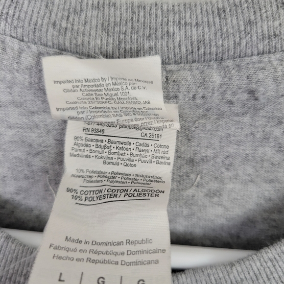 Dilly Dilly Bud Light Grey Short Sleeve T-shirt Unisex Large Gildan - Picture 4 of 5